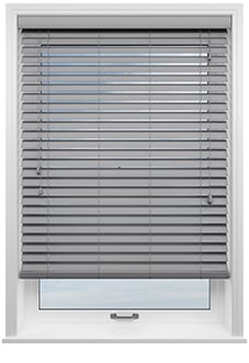 Ecowood, Tranquil Grey Satin - Motorised Venetian Blind